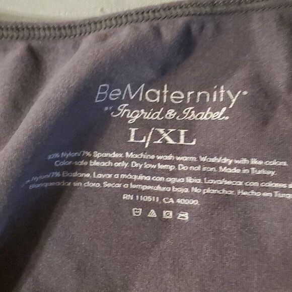 BE MATERITY INGRID & ISABEL Gray L - Picture 2 of 5